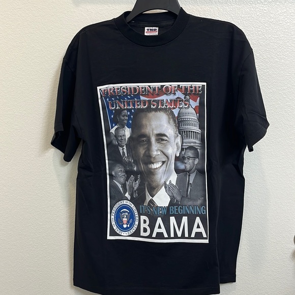 President Obama Election Tee Shirt Black Size Large - Picture 1 of 3
